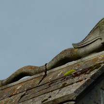 Snake on the roof of Nidaros cathedral